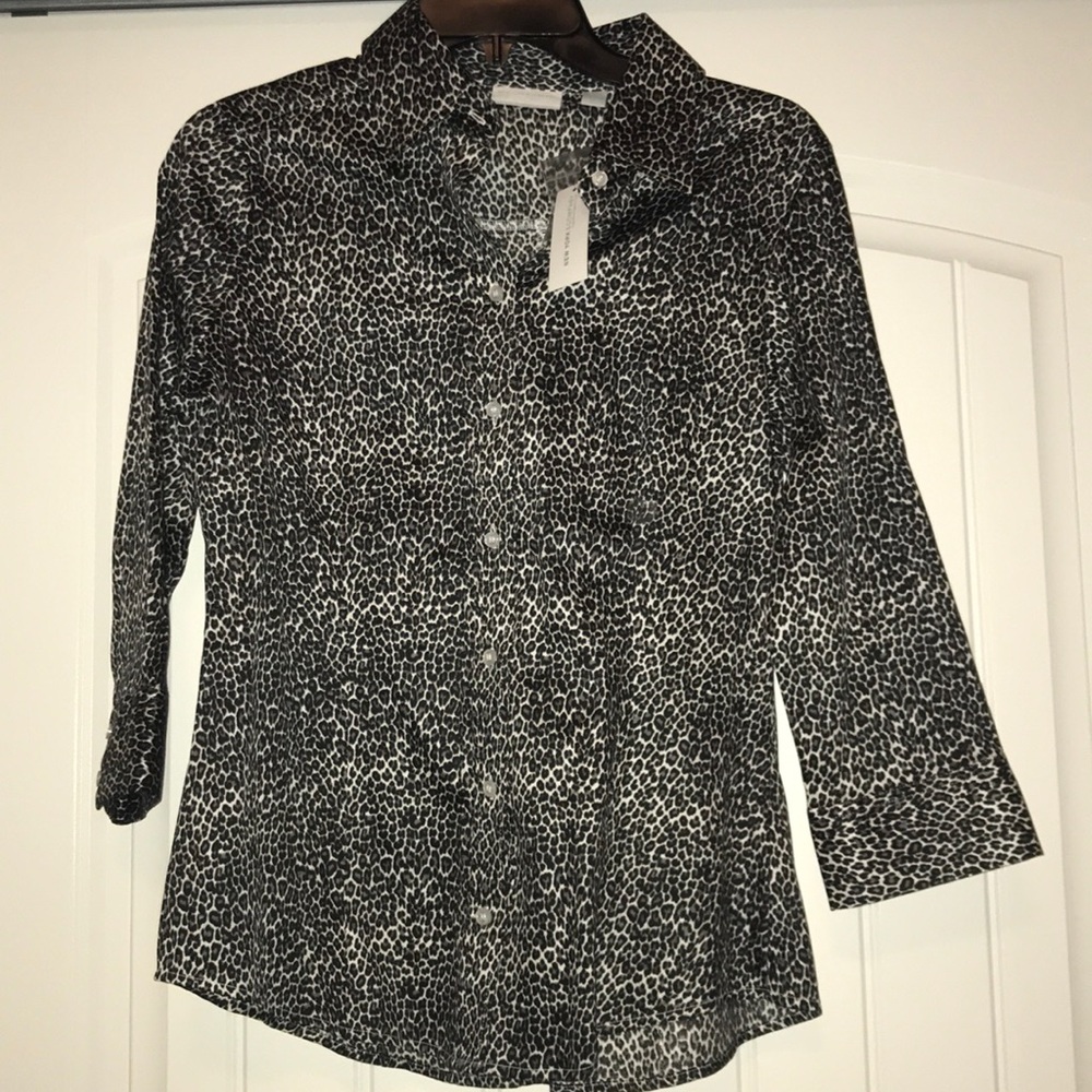 Leopard print blouse